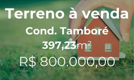 Terreno à venda, condomínio tamboré - gávea - uberlândia/mg