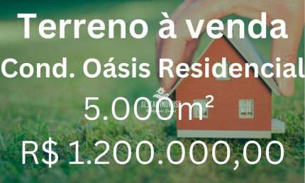 Terreno à venda no Condomínio Oasis Residencial - Uberlândia/MG