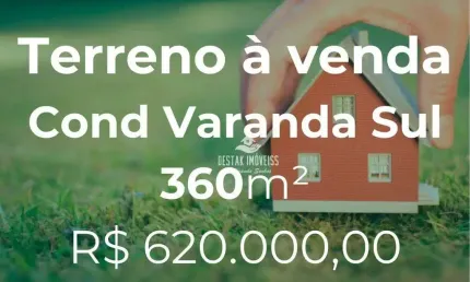 Terreno à venda, condomínio varanda sul - uberlândia/mg