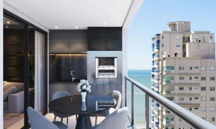 Apartamento de 3 suítes em 100 vezes para pagar ! em meia praia