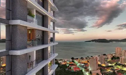 Apartamento de 3 suítes em 100 vezes para pagar ! em Perequê