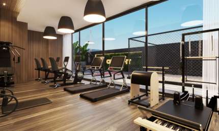 Apartamento de 2 suítes em 100 vezes para pagar! No Morretes