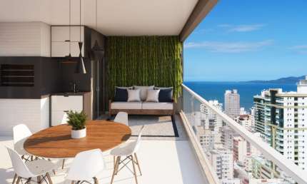 Apartamento de 3 suítes em 60 vezes para pagar ! em meia praia