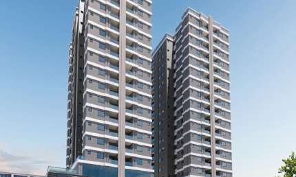 Apartamento de 1 e  2 suítes em 100 vezes para pagar! No Morretes