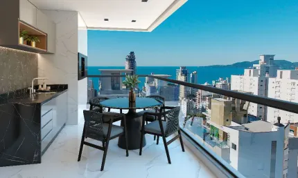 Entrega 2025! Apartamento de 3 suítes em 60 vezes para pagar ! em meia praia