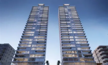 Apartamento de 4 suítes em 48 vezes para pagar ! em meia praia
