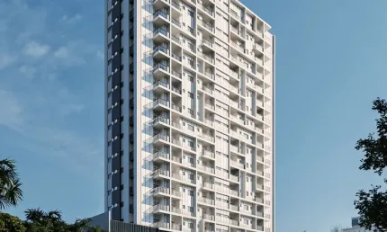 Apartamento de 2 suítes em 100 vezes para pagar! no morretes