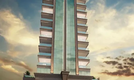 Apartamento de 4 suítes em 60 vezes para pagar ! em meia praia