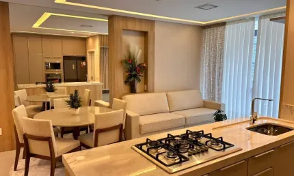 Apartamento de 3 suítes em 24 vezes para pagar ! em meia praia