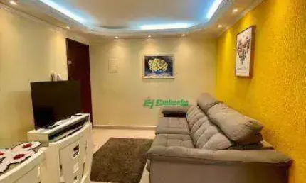 Apartamento com 2 dormitórios à venda, 63 m² por r$ 280.000,00 - centro - guarulhos/sp