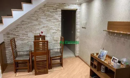 Sobrado com 2 dormitórios à venda, 78 m² por r$ 383.000,00 - jardim oliveira - guarulhos/sp