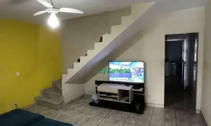 Sobrado com 2 dormitórios à venda, 90 m² por r$ 385.000 - jardim monte carmelo - guarulhos/sp