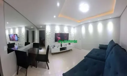 Apartamento com 2 dormitórios à venda, 58 m² por r$ 350.000,00 - gopoúva - guarulhos/sp