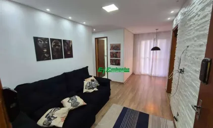 Apartamento com 2 dormitórios para alugar, 58 m² por R$ 1.835/mês - Picanco - Guarulhos/SP