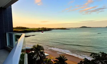 Apartamento á venda em guarapari no brise residence  de frente para o mar com área de lazer completa , prédio novo com 2 torres e 4 elevadores