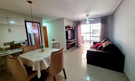 Apartamento á venda na praia do morro em guarapari es na quadra do mar mobiliado sol da manhã e com linda vista para o mar e montanhas, 2 vagas de gar