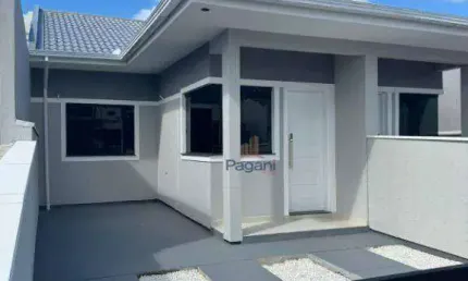 Casa com 2 dormitórios à venda, 50 m² por R$ 345.000,00 - Guarda do Cubatão - Palhoça/SC