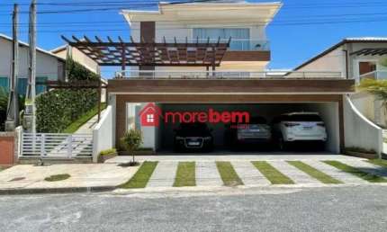 Casa em condomínio fechado com 4 quartos para alugar na Avenida Mário Theophilo Guerra, Nova São Pedro, São Pedro da Aldeia, 290 m2 por R$ 7.800