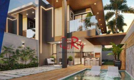 Casa com 4 dormitórios à venda, 154 m² por R$ 765.000,00 - Coité - Eusébio/CE