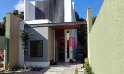 Casa com 4 dormitórios à venda, 140 m² por R$ 695.000 - Guaribas - Eusébio/CE