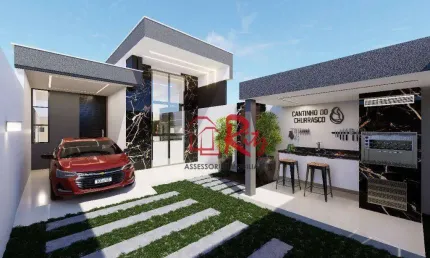 Casa com 3 dormitórios à venda, 120 m² por R$ 570.000,00 - Sapiranga - Fortaleza/CE