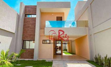 Casa com 4 dormitórios à venda, 170 m² por R$ 799.000 - Pires Façanha - Eusébio/CE