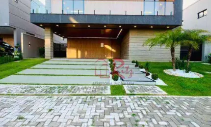 Casa com 4 dormitórios à venda, 334 m² por r$ 2.700.000,00 - bairro cidade alpha - eusébio/ce