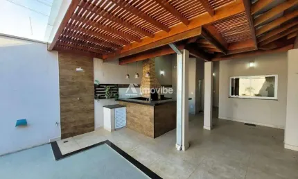 Casa com 03 dormitórios, 1 Suíte, com Churrasqueira, no Jd. das Orquídeas em Americana/SP.