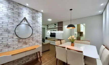 Apartamento 81m² com 03 dormitórios, 01 suíte em Americana SP - Edifício Moradas Panzan