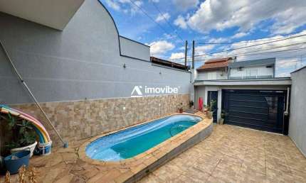 LINDO SOBRADO A VENDA 3 DORMITÓRIOS, 1 SUITE, PISCINA E CHURRASQUEIRA EM AMERICANA/SP