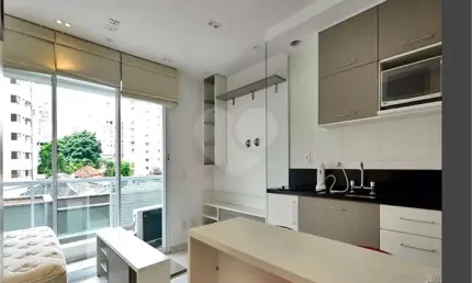 Apartamento  studio em perdizes 30 metros 1 vaga, mobiliado