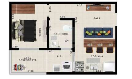 Apartamento com 1 quarto à venda na Rua Vicenza, 112, Vila Guilherme, São Paulo
