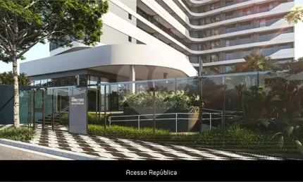 Apartamento na República de 49m2 na planta c 1 dormitório, 1 banheiro e com data para setembro/23