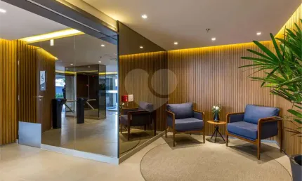 Sala comercial com 40,45 m²  com 02 banheiros 1 vaga - Perdizes