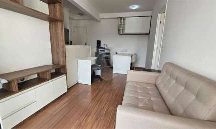 Studio 45m² pronto para morar mobiliado, 1 supite, 1 vaga lazer completo Barra Funda