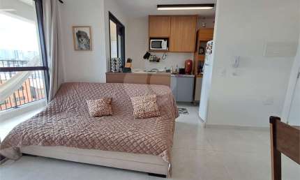 Imóvel 55m² sala de estar com varanda 2 quartos lazer completo 1 vaga de garagem LAPA