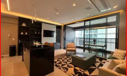 Apartamento com 2 quartos para alugar na Avenida Roque Petroni Júnior, 630, Brooklin, São Paulo