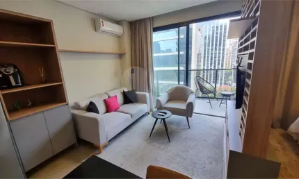 Apartamento Mobiliado na Vila Olimpia com 44 m² , 1 quarto e 1 vaga