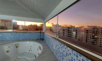 Cobertura com jacuzzi e churrasqueira privativos na Vila São Francisco