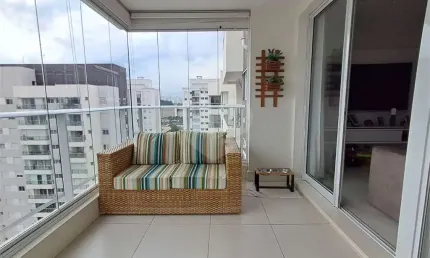 Imóvel 70m² andar alto, sala de estar cozinha integrada, sala de jantar varanda e lazer completo LAPA