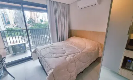 Apartamento Studio Mobiliado no Jardim Anália Franco
