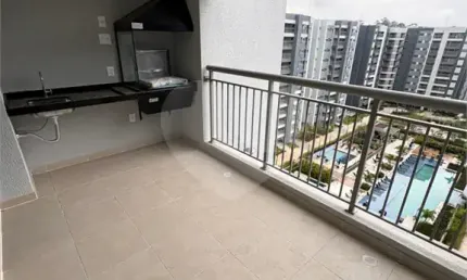 Apartamento à venda no condomínio Unique Green Tourmaline – 2 dormitórios, varanda gourmet e vista p