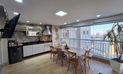 Apartamento na Vila Guilherme com varanda gourmet 2 vagas