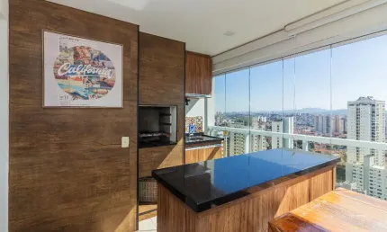 Apartamento com 2 dormitórios,  1 suíte e varanda gourmet em santana, são paulo