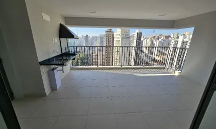 Apartamento novo com varanda gourmet à venda em Perdizes