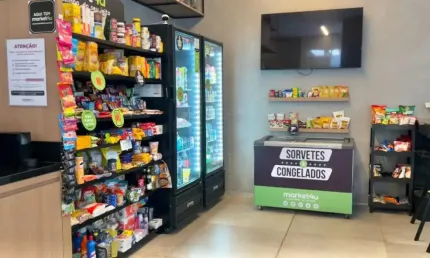 Apartamento no BROOKLIN com 66,89m2, 2 quartos, sala com varanda, cozinha, área e 1 vaga coberta de garagem