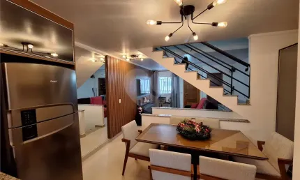 Condominio fechado 3 dormitórios 1 suíte 2 vagas com churrasqueira Próximo ao Trimais