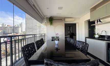 Apartamento Santana 146 m² 3 dormitórios 2 suítes 4 vagas 4 banheiros área gourmet repleto armários