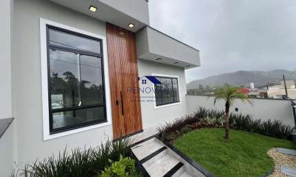 Casa com 4 Dormitórios e Churrasqueira – Lisboa III, Forquilhas – São José/SC