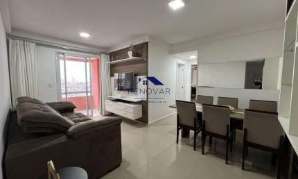 Apartamento Mobiliado com Vista Mar de Todos os Cômodos – Barreiros, São José/SC